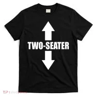 Two Seater Arrow Funny T-Shirt thumb 0