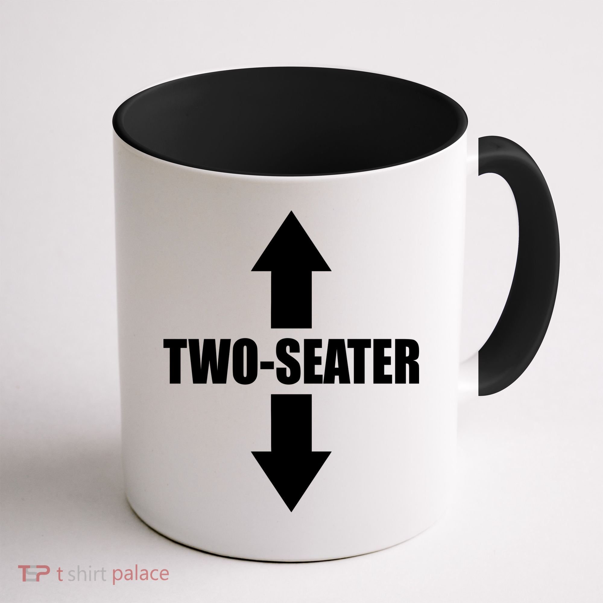 Two Seater Arrow Funny Coffee Mug
