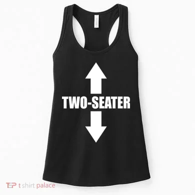 Two Seater Arrow Funny Women's Tank Top