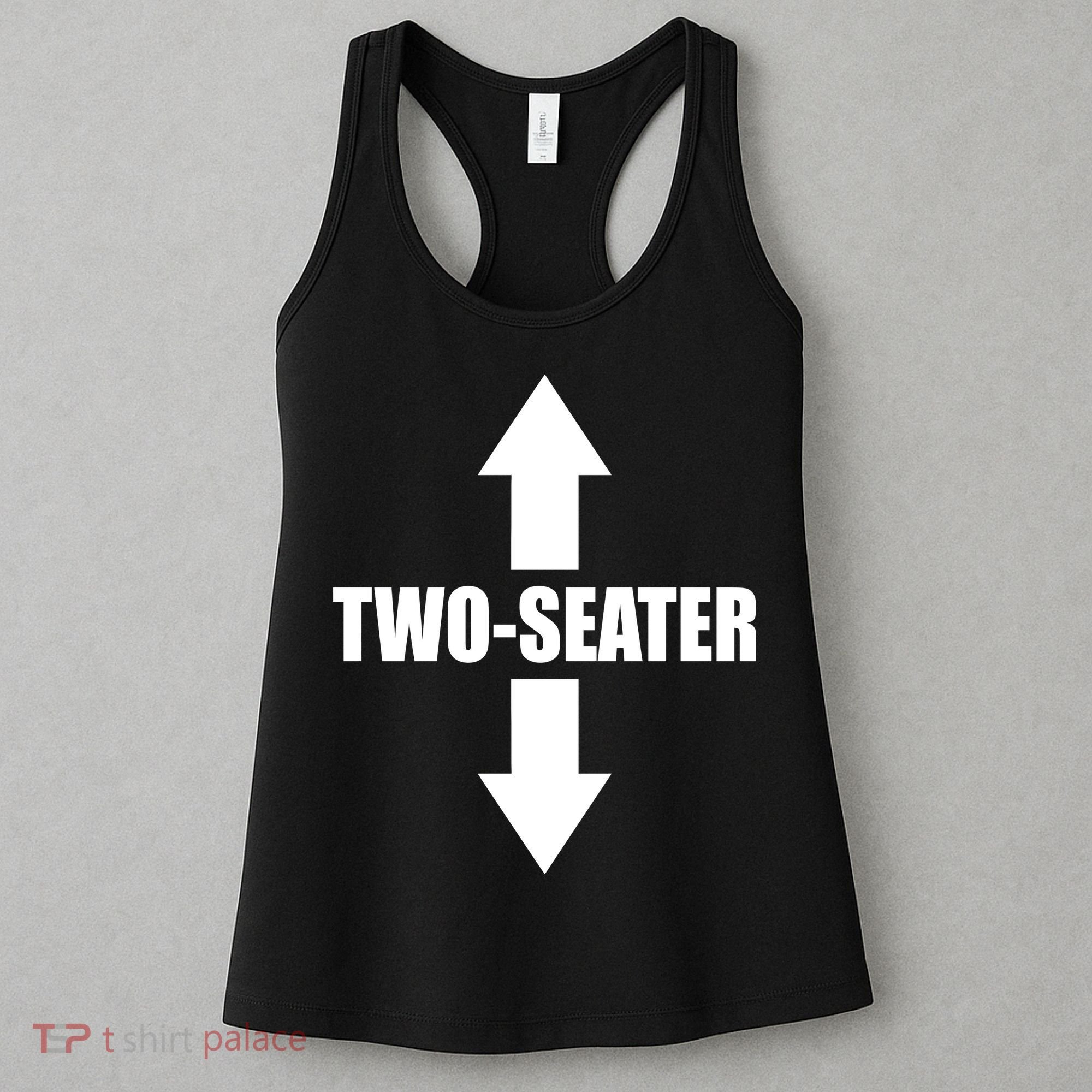 Two Seater Arrow Funny Women's Tank Top