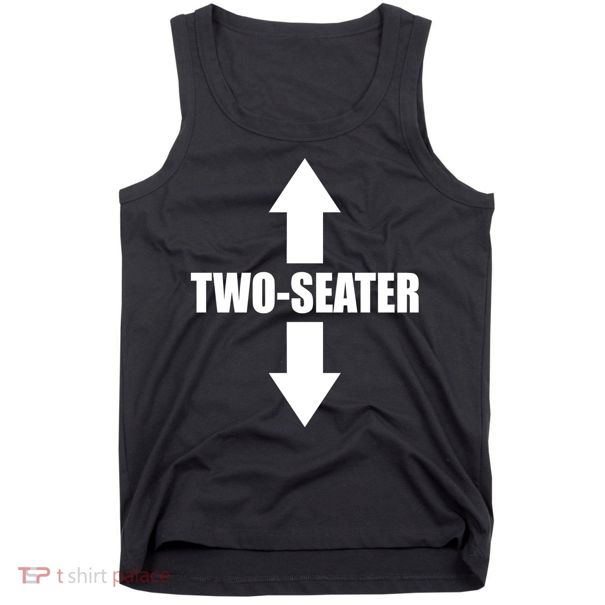 Two Seater Arrow Funny Tank Top
