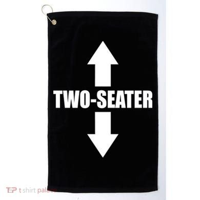 Two Seater Arrow Funny Golf Towel