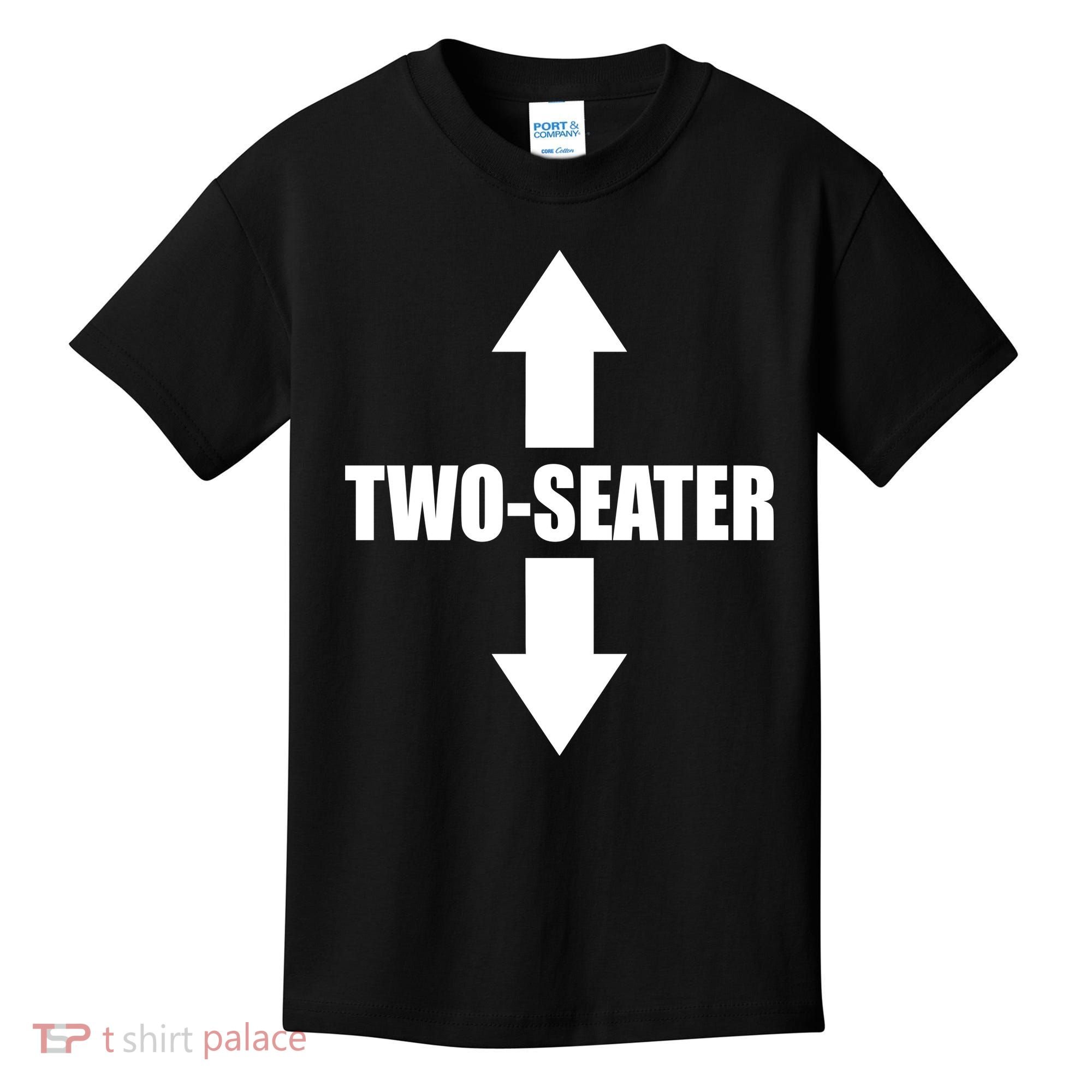 Two Seater Arrow Funny Kids T-Shirt