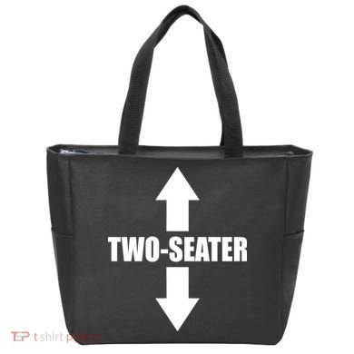 Two Seater Arrow Funny Tote Bag