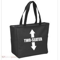 Two Seater Arrow Funny Tote Bag thumb 2