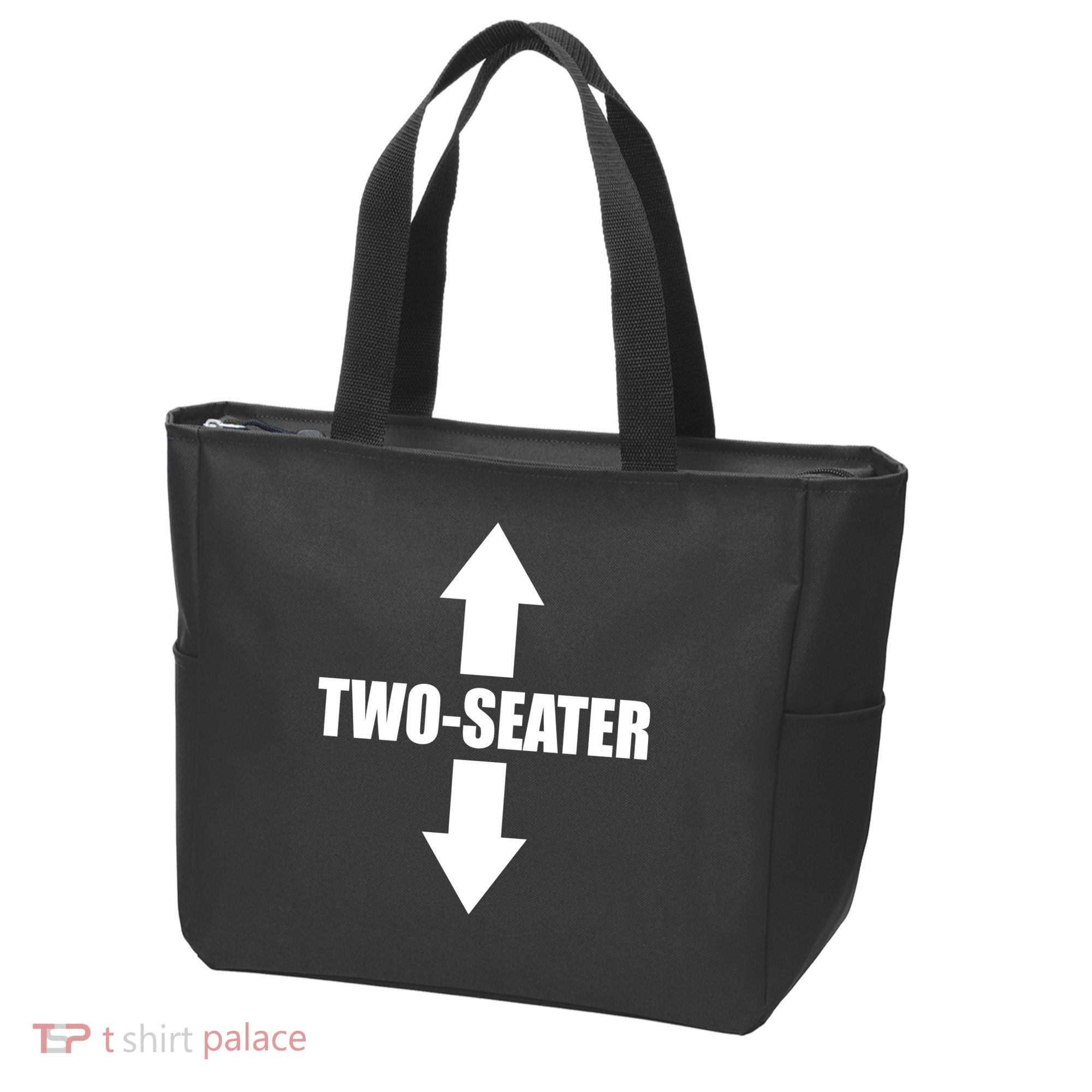 Two Seater Arrow Funny Tote Bag