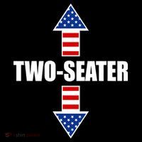 Two-Seater USA Flag Arrows Funny Apron thumb 3