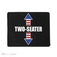 Two-Seater USA Flag Arrows Funny Mousepad thumb 0