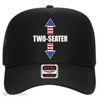 Two-Seater USA Flag Arrows Funny Hat thumb 0