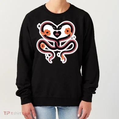 Two Snakes Sad Romance Women's Sweatshirt
