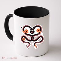 Two Snakes Sad Romance Coffee Mug thumb 0
