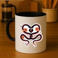 Two Snakes Sad Romance Coffee Mug thumb 4