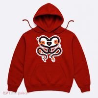 Two Snakes Sad Romance Hoodie thumb 0