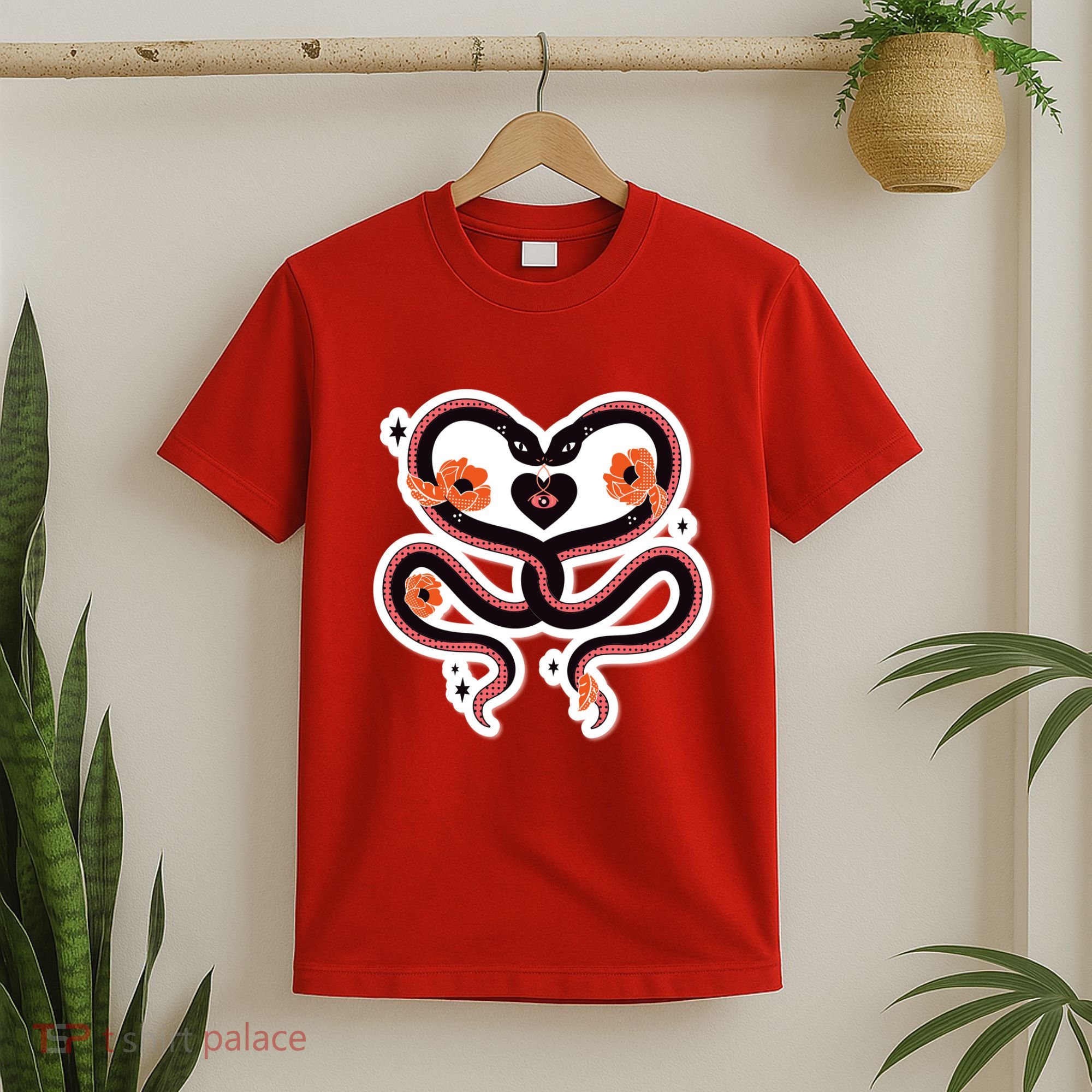 Two Snakes Sad Romance T-Shirt