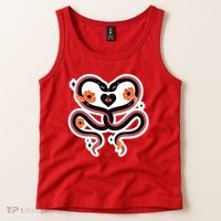 Two Snakes Sad Romance Tank Top thumb 2