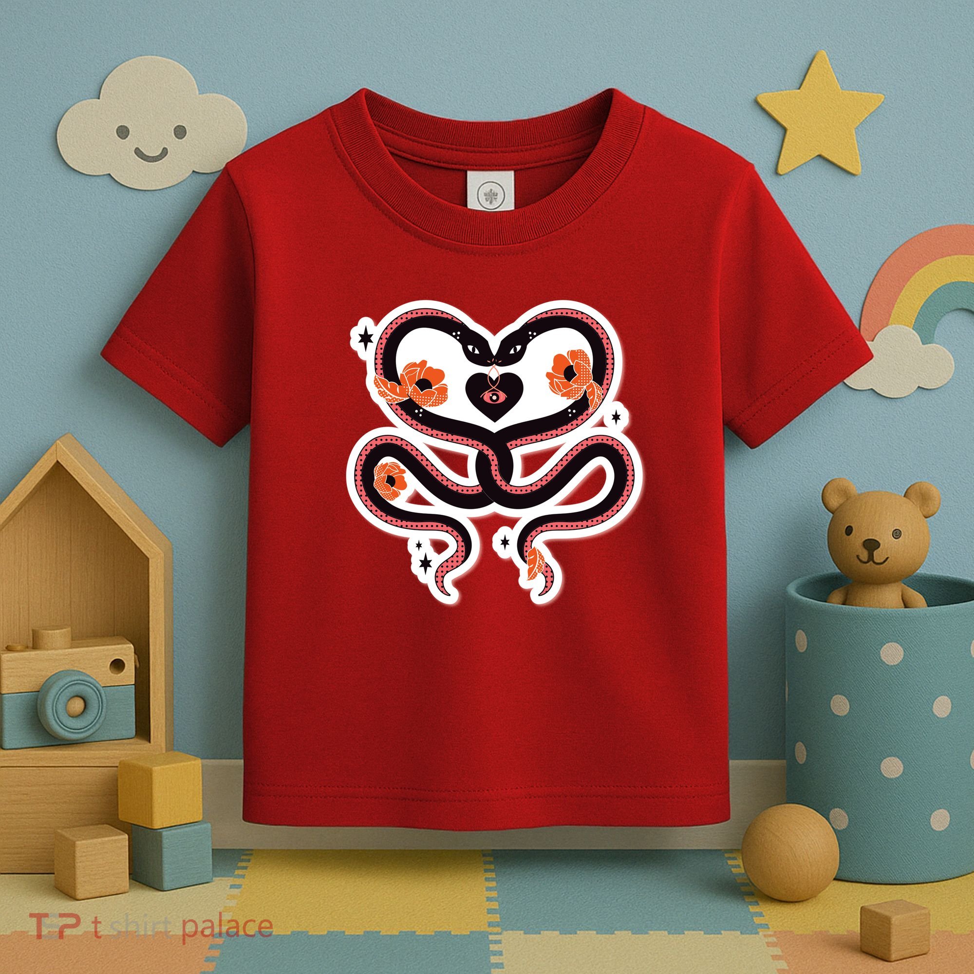 Two Snakes Sad Romance Toddler T-Shirt