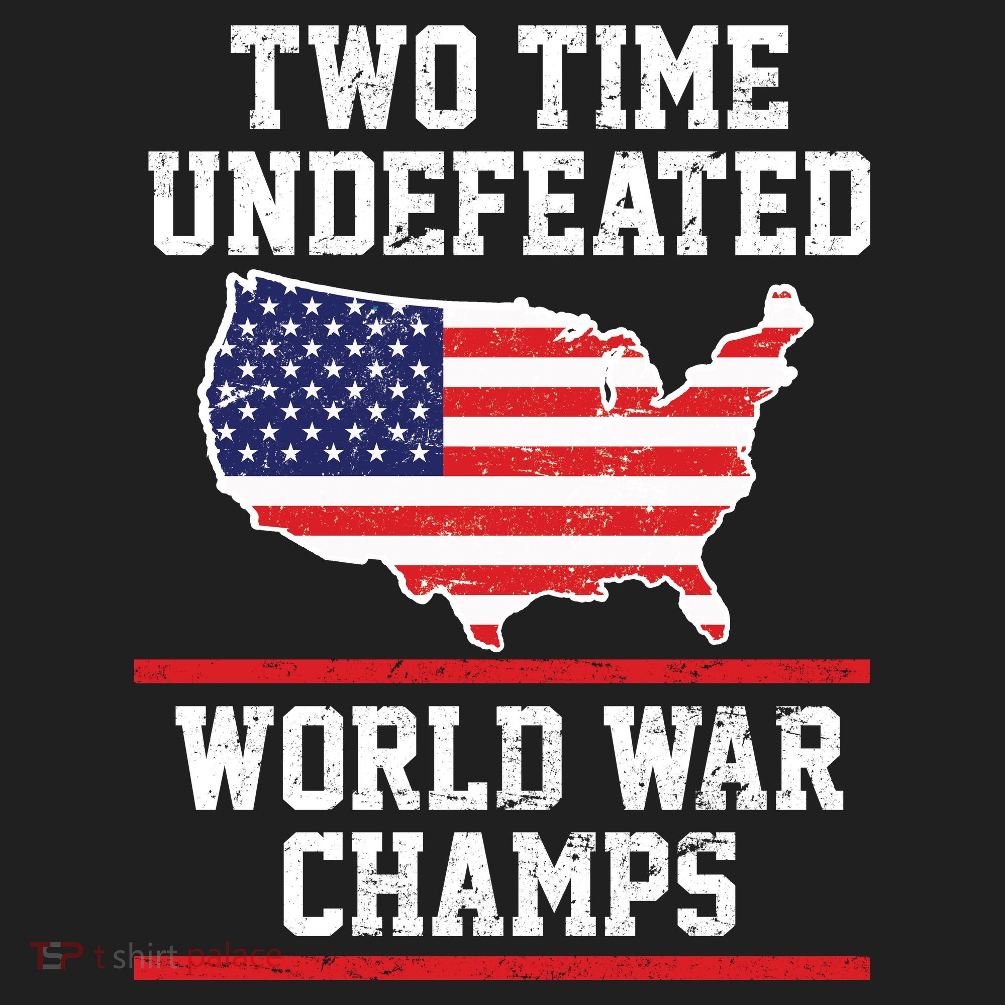 Two Time Undefeated World War Champs Women's Sweatshirt