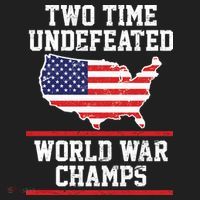 Two Time Undefeated World War Champs Tumbler thumb 3