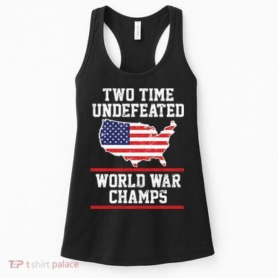 Two Time Undefeated World War Champs Women's Tank Top