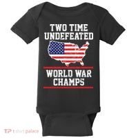 Two Time Undefeated World War Champs Baby Bodysuit thumb 0