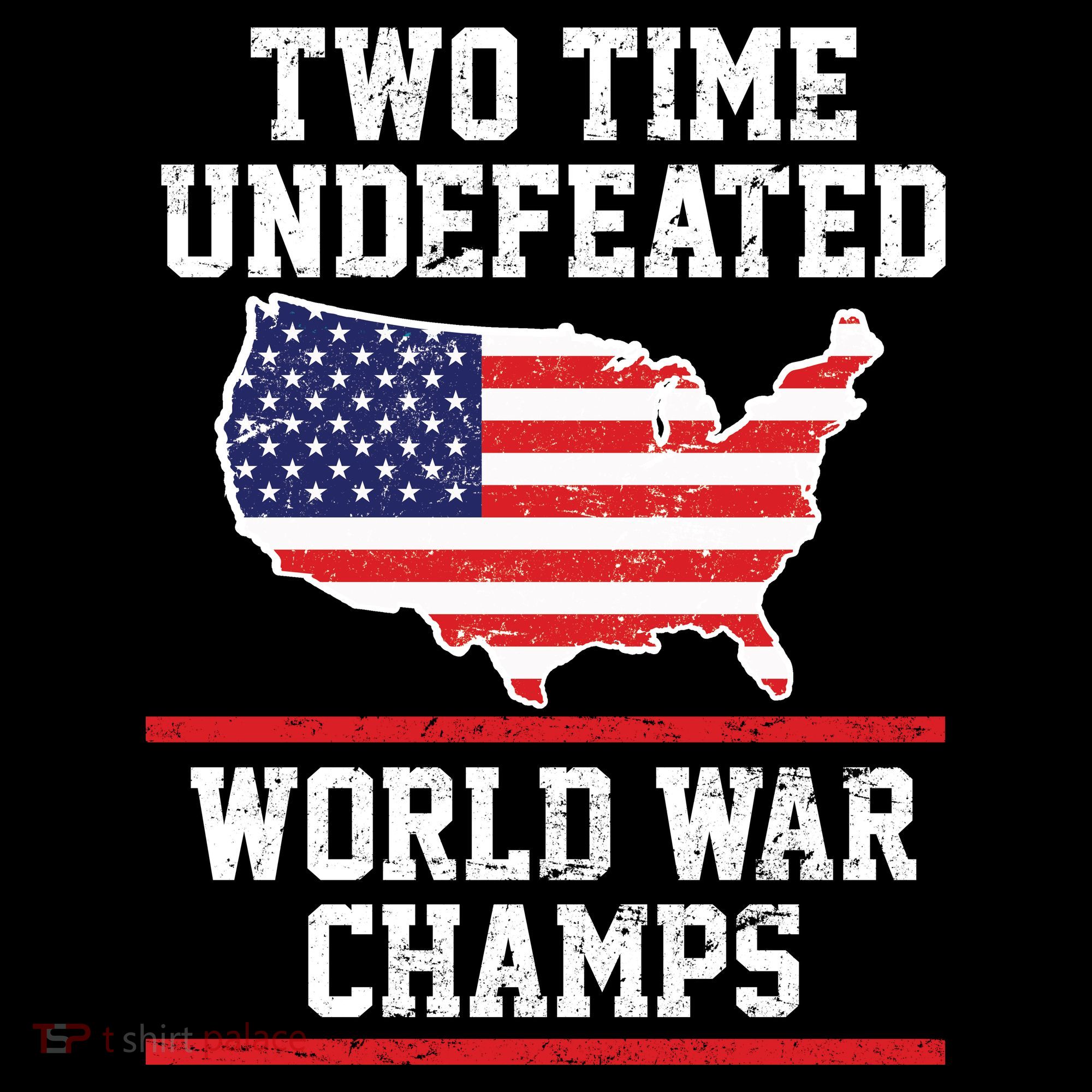 Two Time Undefeated World War Champs Baby Bodysuit