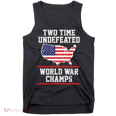 Two Time Undefeated World War Champs Tank Top