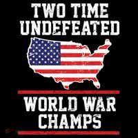 Two Time Undefeated World War Champs Tote Bag thumb 4