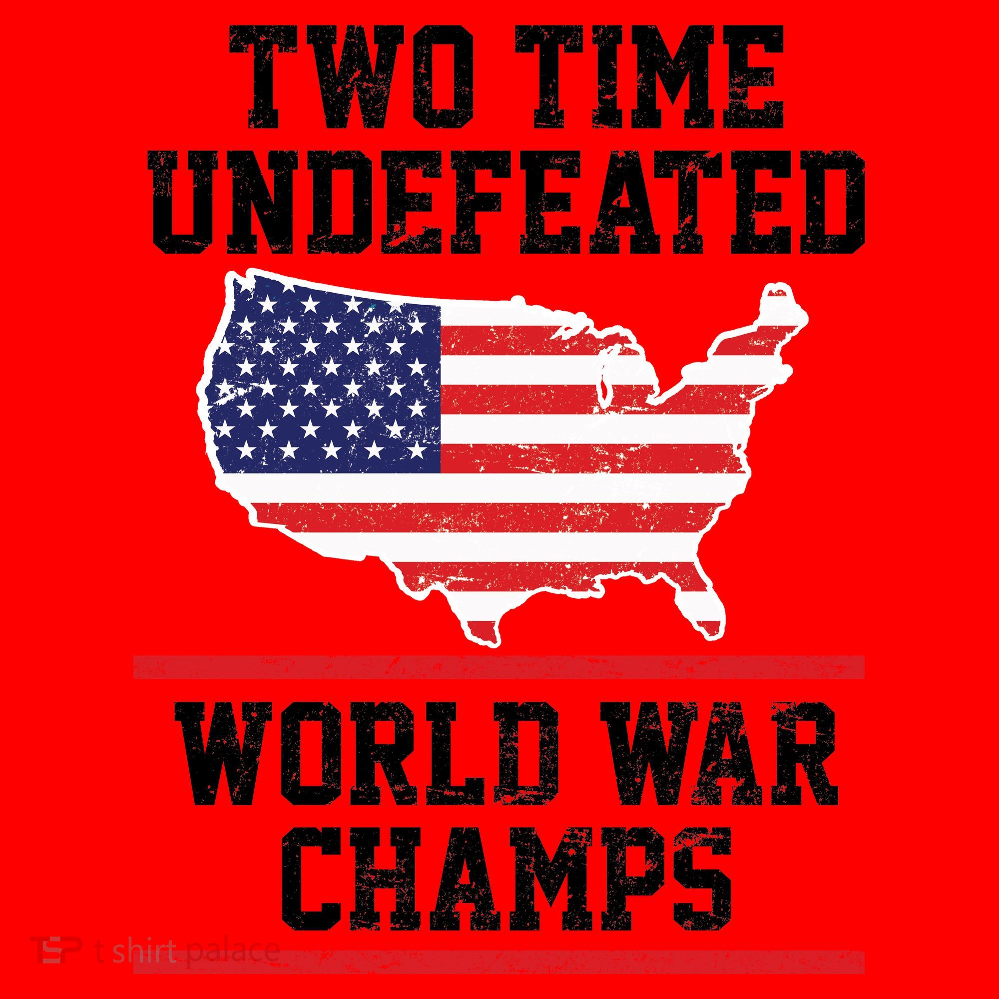 Two Time Undefeated World War Champs Santa Hat