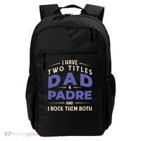 Two Titles Dad And Padre Backpack thumb 0
