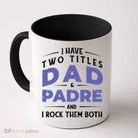 Two Titles Dad And Padre Coffee Mug thumb 0