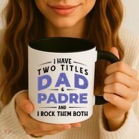 Two Titles Dad And Padre Coffee Mug thumb 3