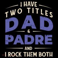Two Titles Dad And Padre Mousepad thumb 1
