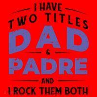Two Titles Dad And Padre Santa Hat thumb 1