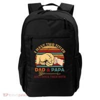 Two Titles Dad And Pap I Rock Them Both Backpack thumb 0