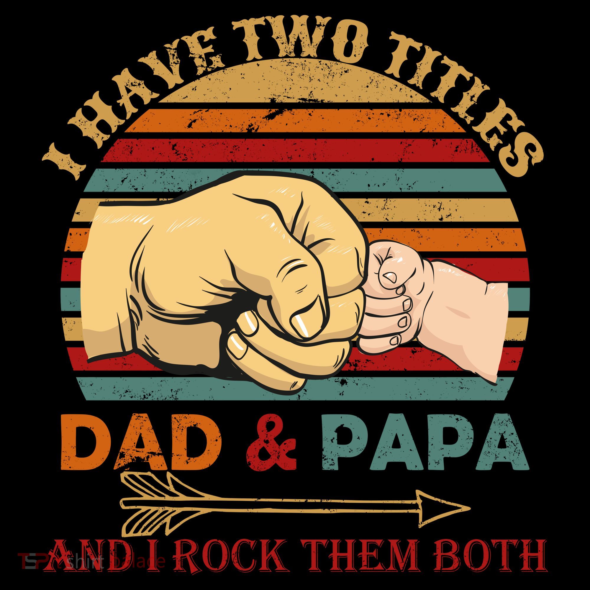 Two Titles Dad And Pap I Rock Them Both Polo