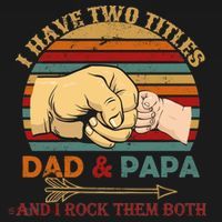 Two Titles Dad And Pap I Rock Them Both Women's T-Shirt thumb 6