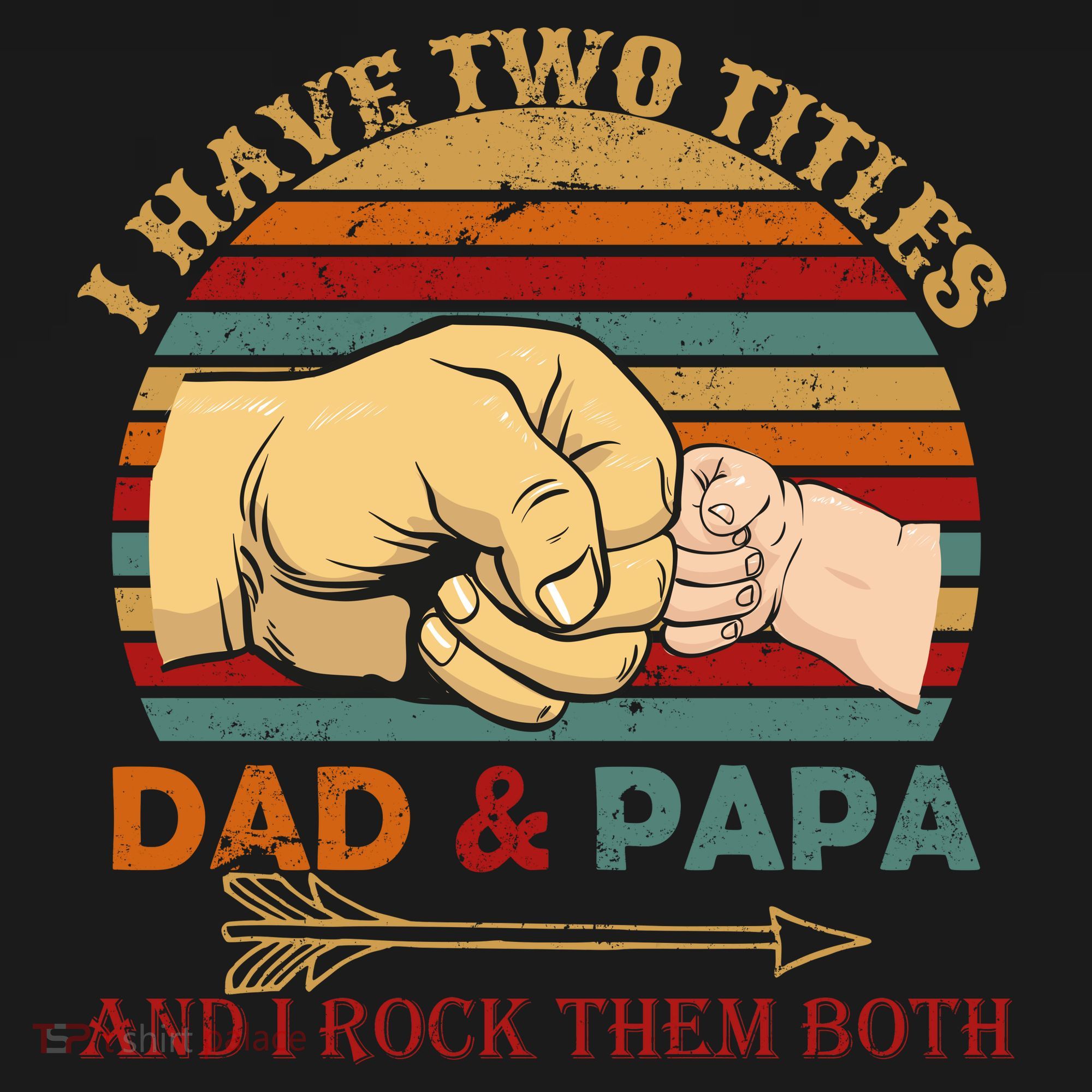 Two Titles Dad And Pap I Rock Them Both Kids Hoodie