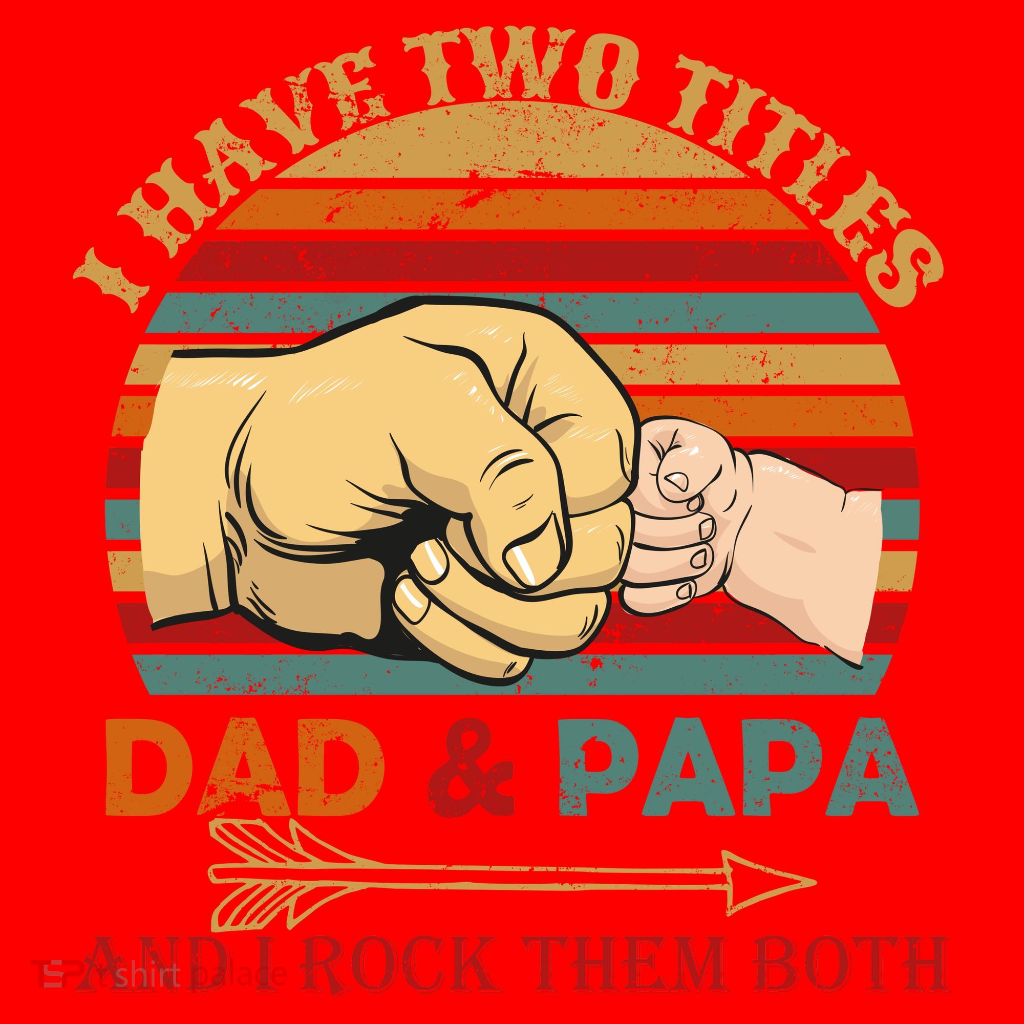 Two Titles Dad And Pap I Rock Them Both Santa Hat