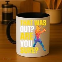 That Was Out Are You Sure Sport Tennis Cool Gift Coffee Mug thumb 4