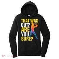 That Was Out Are You Sure Sport Tennis Cool Gift Women's Hoodie thumb 0