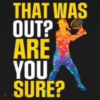 That Was Out Are You Sure Sport Tennis Cool Gift Women's Hoodie thumb 2