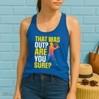 That Was Out Are You Sure Sport Tennis Cool Gift Women's Tank Top thumb 2