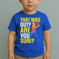 That Was Out Are You Sure Sport Tennis Cool Gift Toddler T-Shirt thumb 2