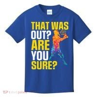 That Was Out Are You Sure Sport Tennis Cool Gift Kids T-Shirt thumb 0