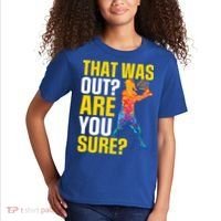 That Was Out Are You Sure Sport Tennis Cool Gift Kids T-Shirt thumb 2