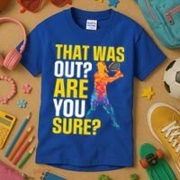 That Was Out Are You Sure Sport Tennis Cool Gift Kids T-Shirt thumb 3