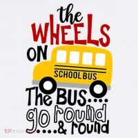 The Wheels On The School Bus Go Round And Round Back To School Sweatshirt thumb 3