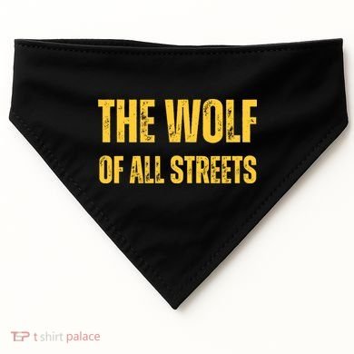 The Wolf Of All Streets USA-Made Doggie Bandana