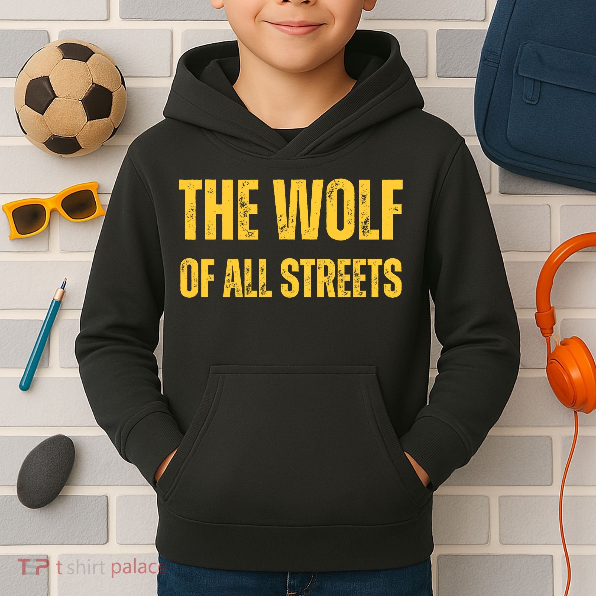 The Wolf Of All Streets Kids Hoodie