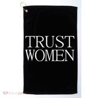 Trust Women Protest Golf Towel thumb 0
